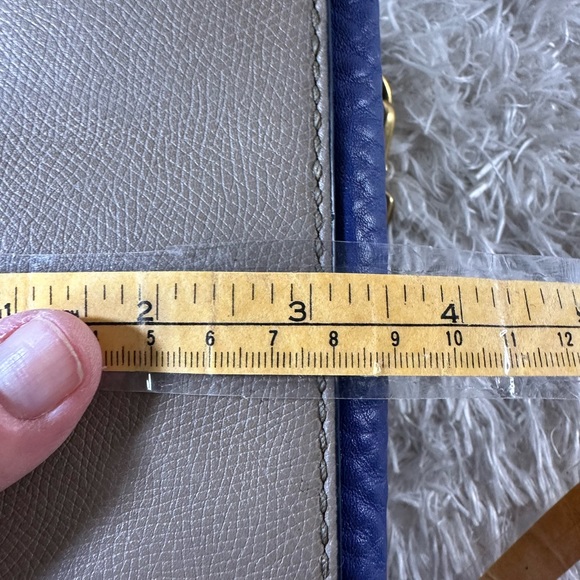 Marc Jacobs Shelter Island Colorblock Royal Blue Tan Navy Blue Shoulder Bag - Picture 11 of 11